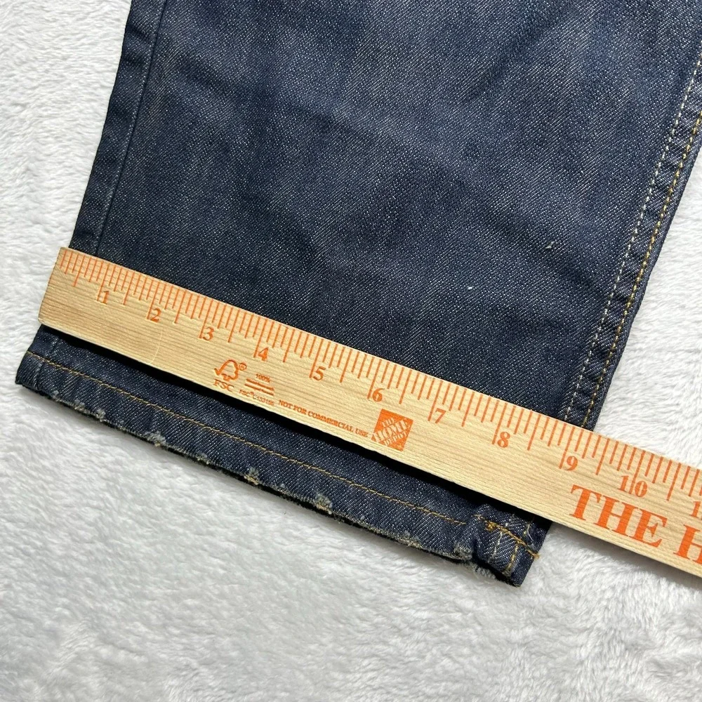 Wrangler Straight Leg Jeans Men's Blue Denim Mid Rise Classic Y2K‎ - 34X33.5